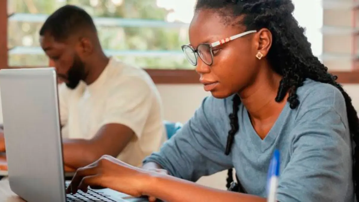 A representation of a Nigerian using digital government services on a laptop - THEWILL NEWS MEDIA AGNES