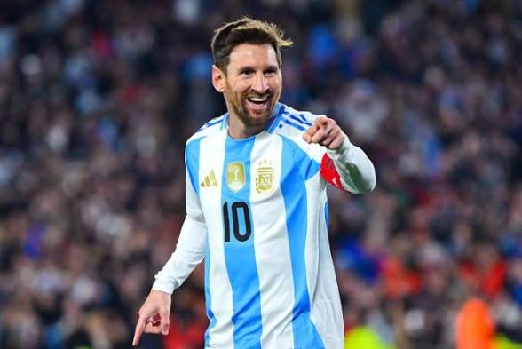 Separated by two decades but united by destiny, Lionel Messi and Lamine Yamal will lead Argentina and Spain, respectively, into the 2026 FIFA World Cup final. - THEWILL NEWS MEDIA Soccer player wearing an Argentina kit with number 10 celebrates a goal on the field.