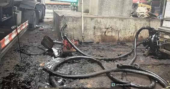 Hoses, pumping equipment and petroleum transfer infrastructure recovered by troops of the Nigerian Army at a suspected illegal bunkering site in Lagos during an intelligence-led operation targeting oil theft and economic sabotage. Photo credit: Nigerian Army. - THEWILL NEWS MEDIA