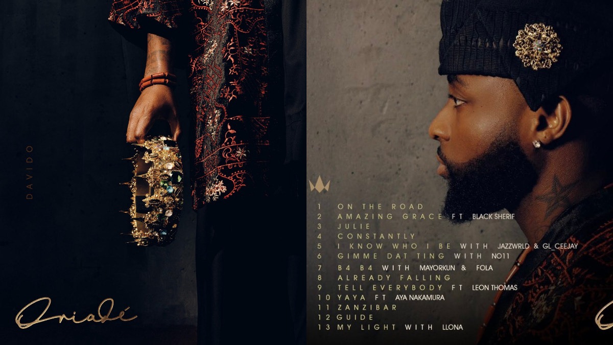 "ORIADÉ" Tracklist - THEWILL NEWS MEDIA
