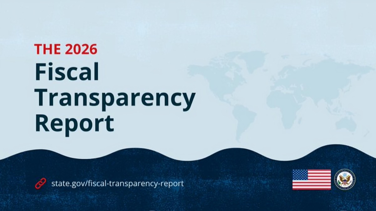 2026 Fiscal Transparency Report - THEWILL NEWS MEDIA Cover image for The 2026 Fiscal Transparency Report with a world map, blue wave design, and government logos; emphasizes fiscal transparency.