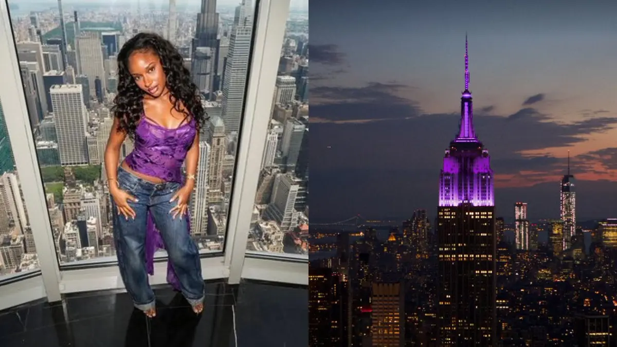 Ayra Starr at the Empire State Building in New York - THEWILL NEWS MEDIA Ayra Starr at the Empire State Building in New York