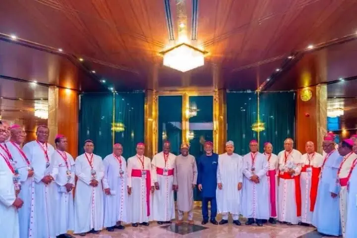 leaders of the Catholic Bishops' Conference of Nigeria (CBCN), led by Archbishop Matthew Ndagoso, a - THEWILL NEWS MEDIA