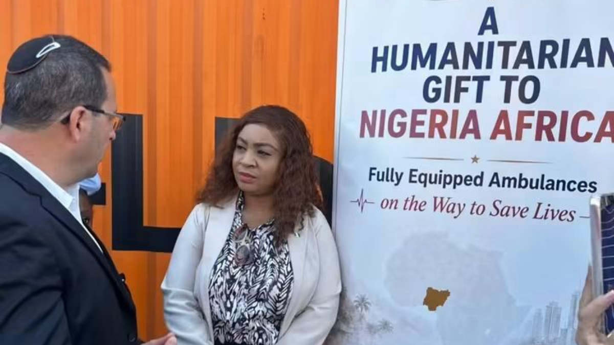 Nigerian Ambassador to Israel Nkechi Ufochukwu during a presentation - THEWILL NEWS MEDIA Nigerian Ambassador to Israel Nkechi Ufochukwu during a presentation