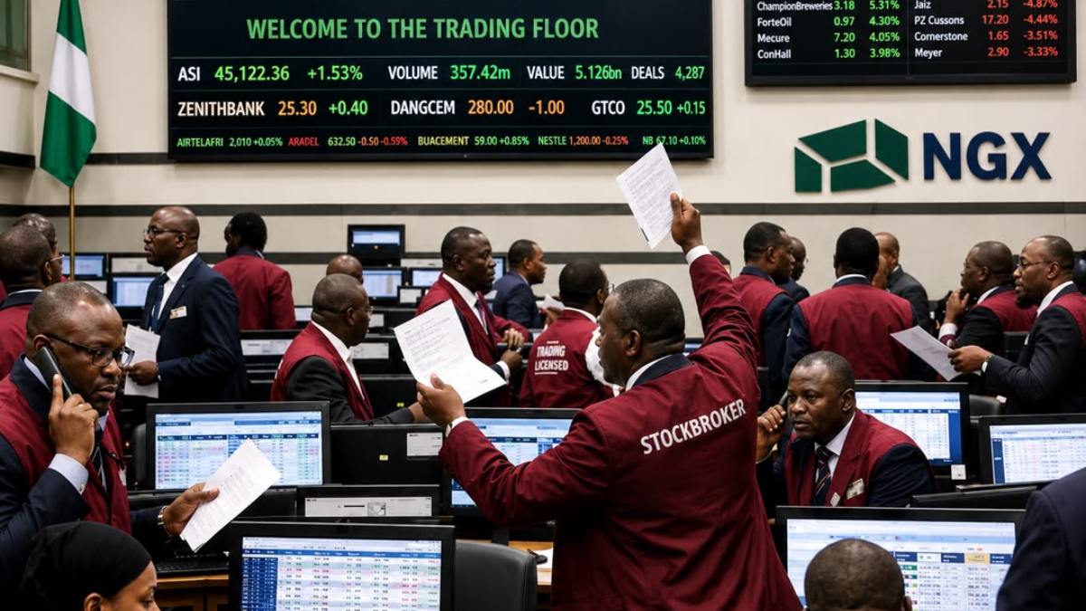 A representation of investors trading - THEWILL NEWS MEDIA A representation of investors trading