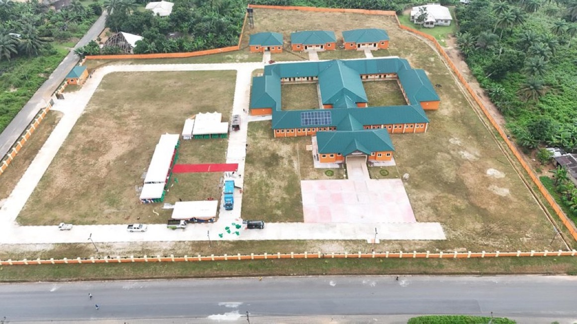 Aerial view of Renovated primary school in Obot Akara - THEWILL NEWS MEDIA Aerial view of Renovated primary school in Obot Akara