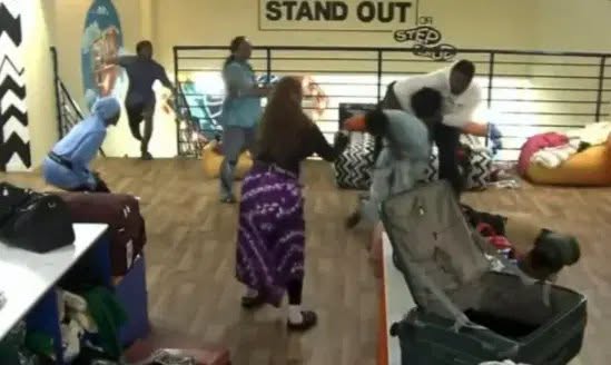 Keivo, Tram Throw Punches in BBNaija House - THEWILL NEWS MEDIA Tram