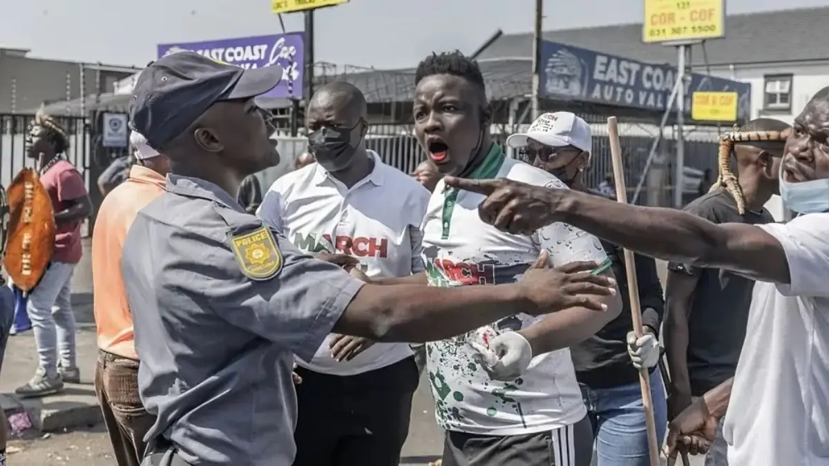 Tension as South Africa Anti-Immigration Movement, Foreign Nationals Clash Ahead of Sept 30 Deadline