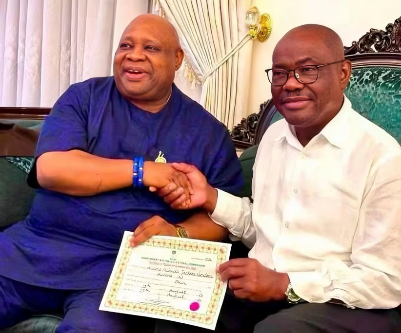 Wike and Adeleke - THEWILL NEWS MEDIA Wike and Adeleke