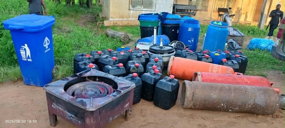 chemicals laboratory equipment and other paraphernalia recovered from the clandestine methamphetamine laboratory - THEWILL NEWS MEDIA chemicals laboratory equipment and other paraphernalia recovered from the clandestine methamphetamine laboratory