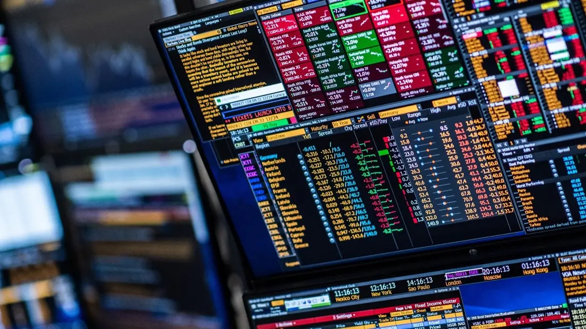 trading dashboard displays German and US government bond yields and prices - THEWILL NEWS MEDIA trading dashboard displays German and US government bond yields and prices