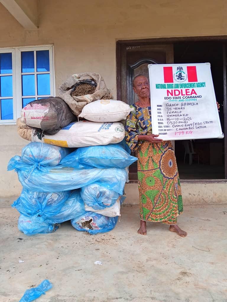 85-year-old woman arrested by NDLEA - THEWILL NEWS MEDIA NDLEA