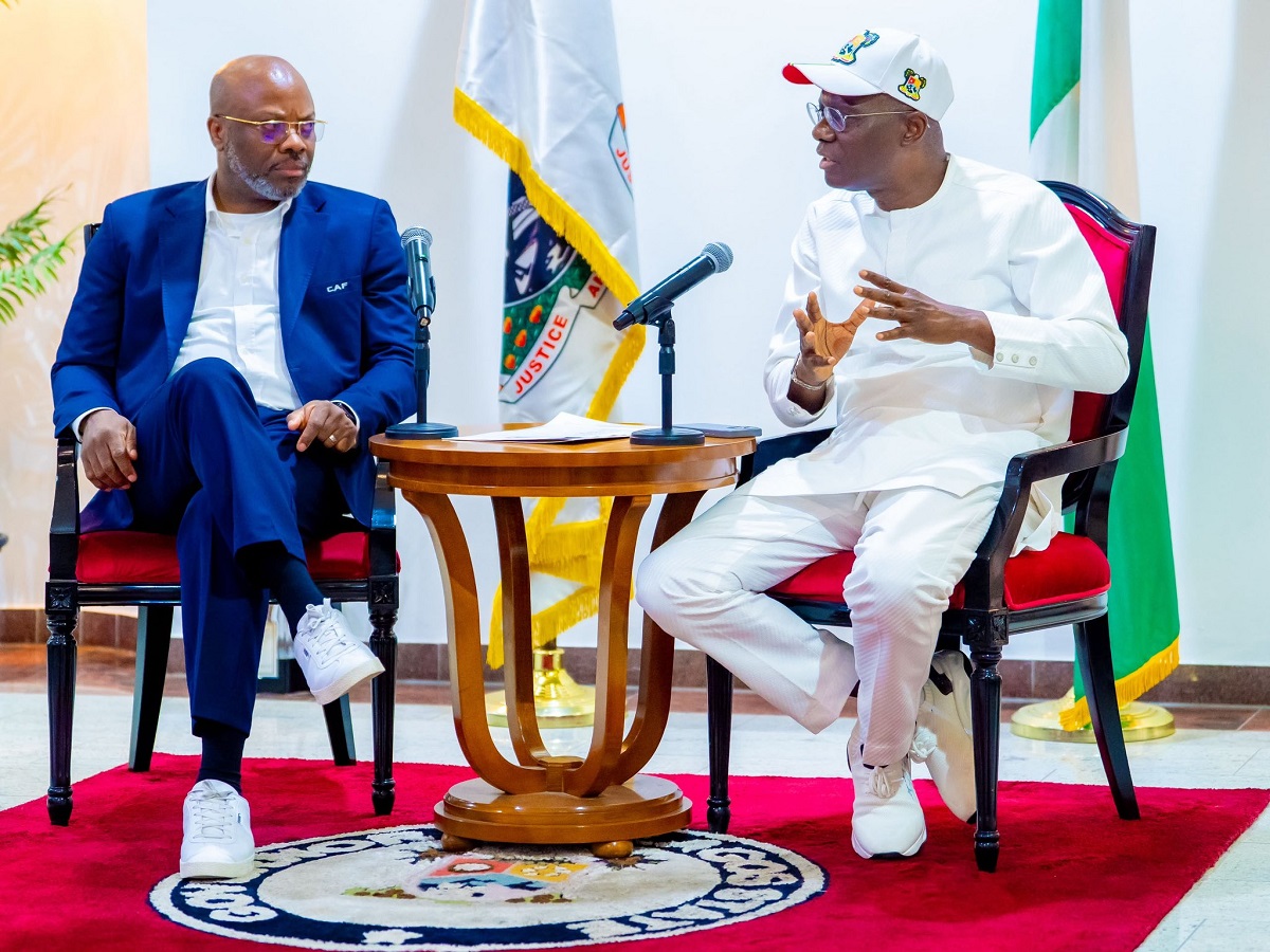 Sanwo-Olu and CAF project lead - THEWILL NEWS MEDIA Sanwo-Olu